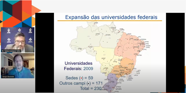 Ex-ministro Sérgio Rezende apresentou diversos dados sobre a ciência e tecnologia no Brasil