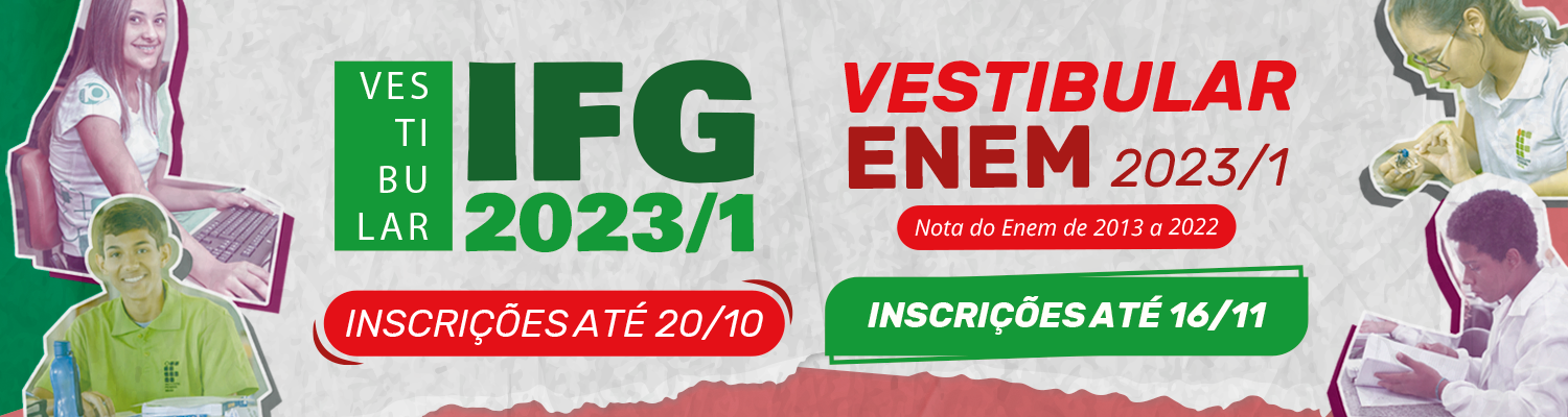 Vestibular IFG e Enem 2023-1