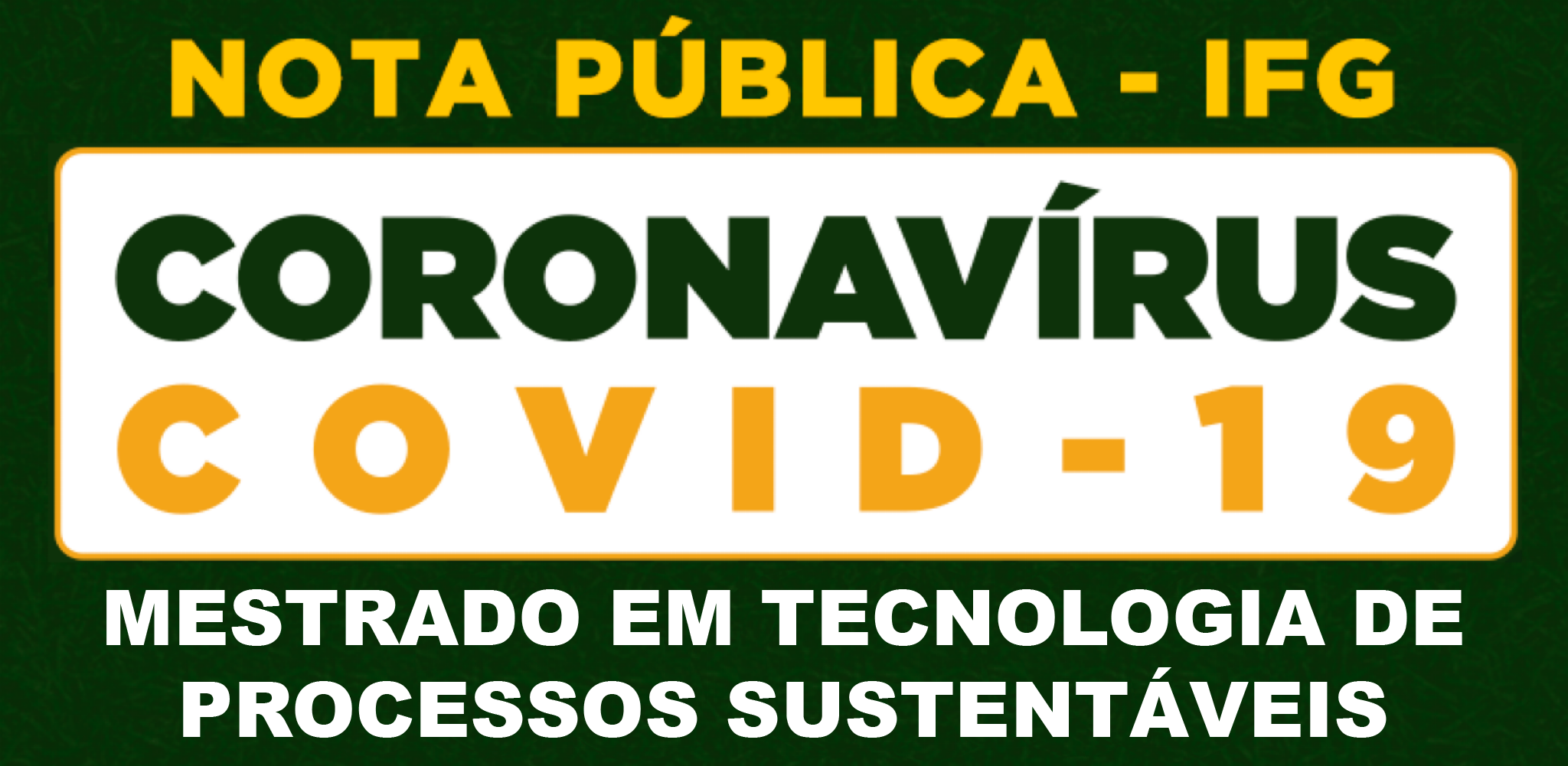 Logo IFG Mestrado COVID 19
