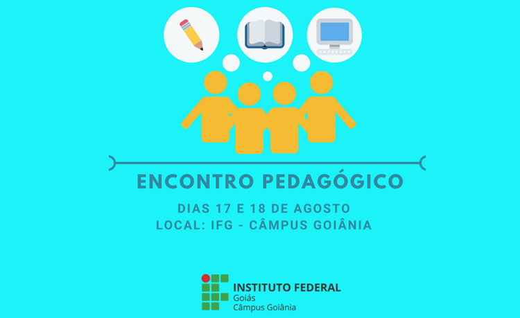 banner de divulgação do Encontro Pedagógico do IFG - Câmpus Goiânia
