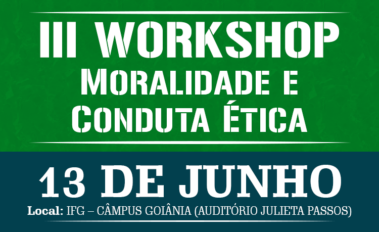 Inscrições abertas para Workshop de Ética