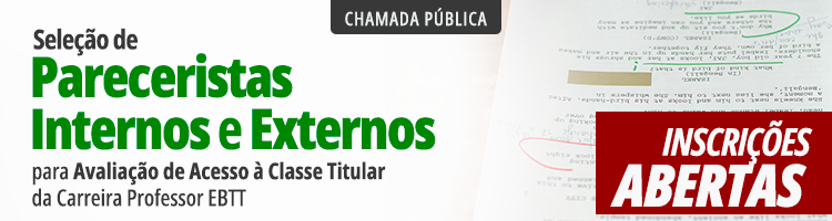 Até 16/6 Seleção de pareceristas internos e externos