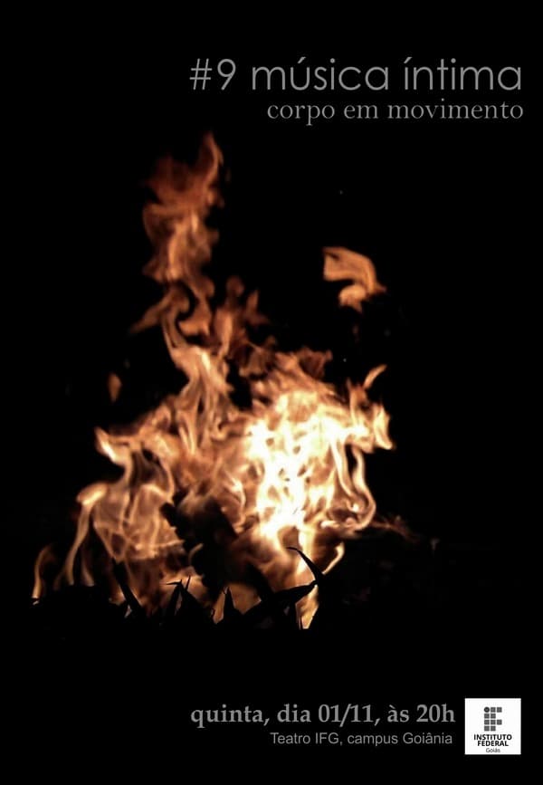 cartaz do espetáculo Música Íntima