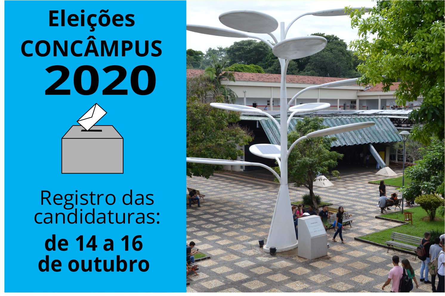 A ficha de inscrição e a declaração de vínculo devem ser encaminhadas ao e-mail da Comissão Eleitoral Local para efetivar o registro da candidatura