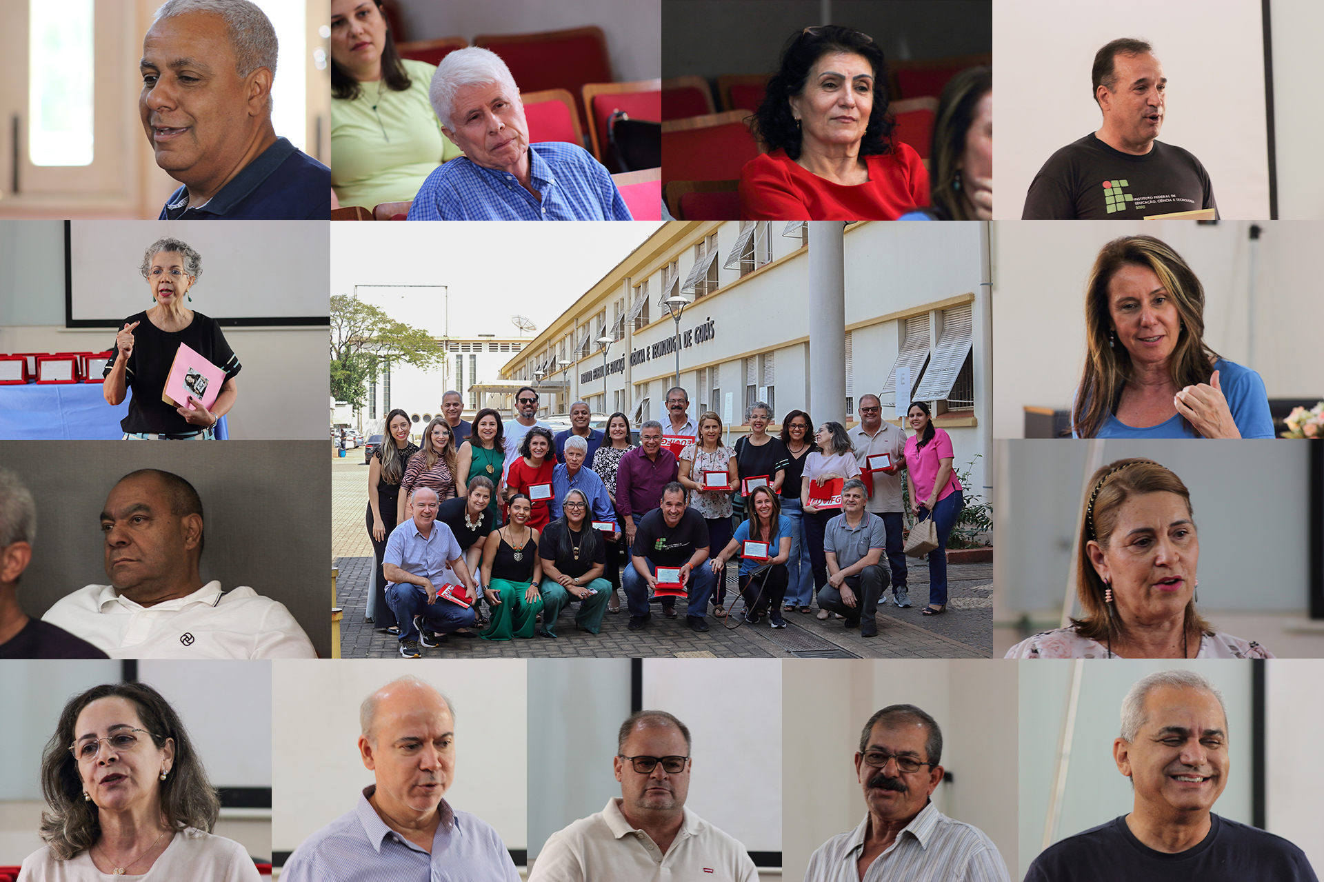 A solenidade de homenagem aos servidores aposentados do Câmpus Goiânia ocorreu na última sexta-feira, 25.