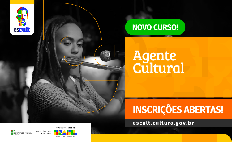Agente Cultural é o novo curso lançado pela Escult