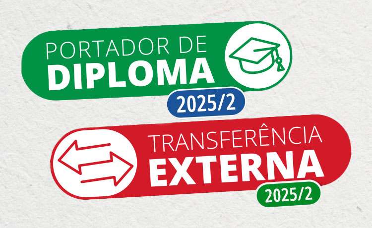 Inscrições abertas para seleção de portadores de diploma e para transferências externas