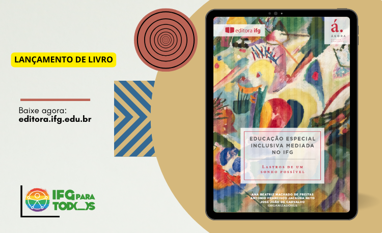 Capa do livro (e-book) que está disponível pela Editora IFG