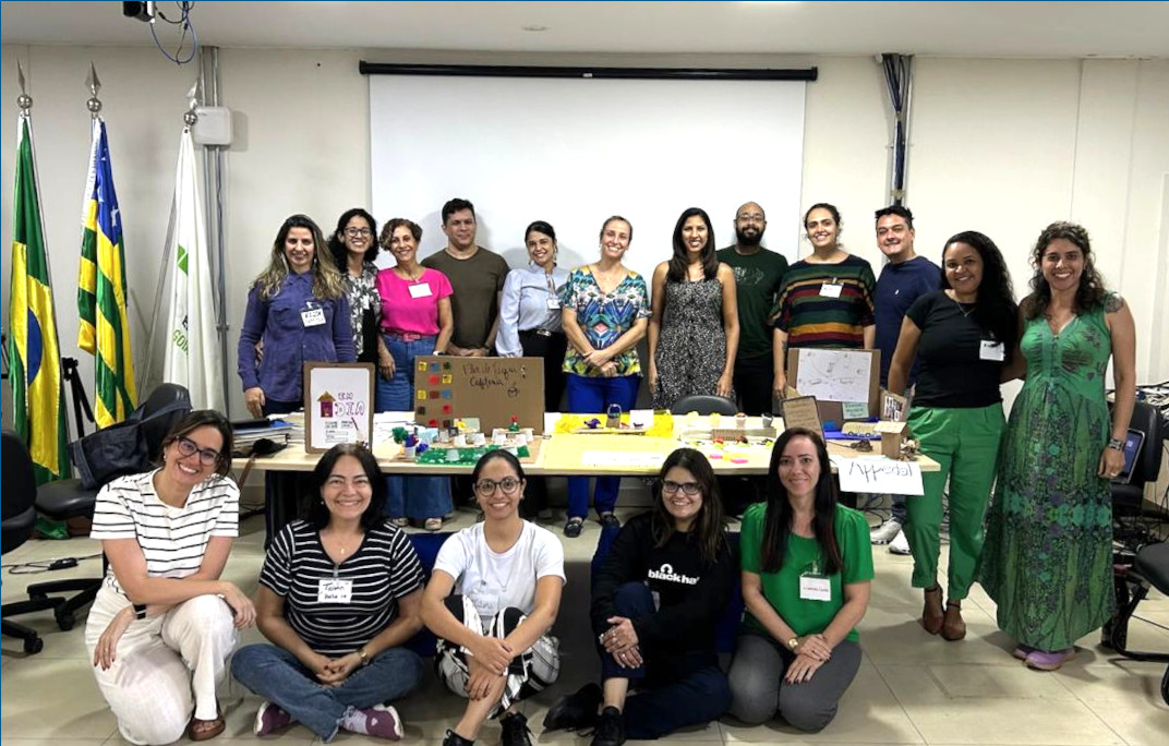 Professores e servidores vinculados a ambientes de inovação e empreendedorismo do IFG, que participaram da formação