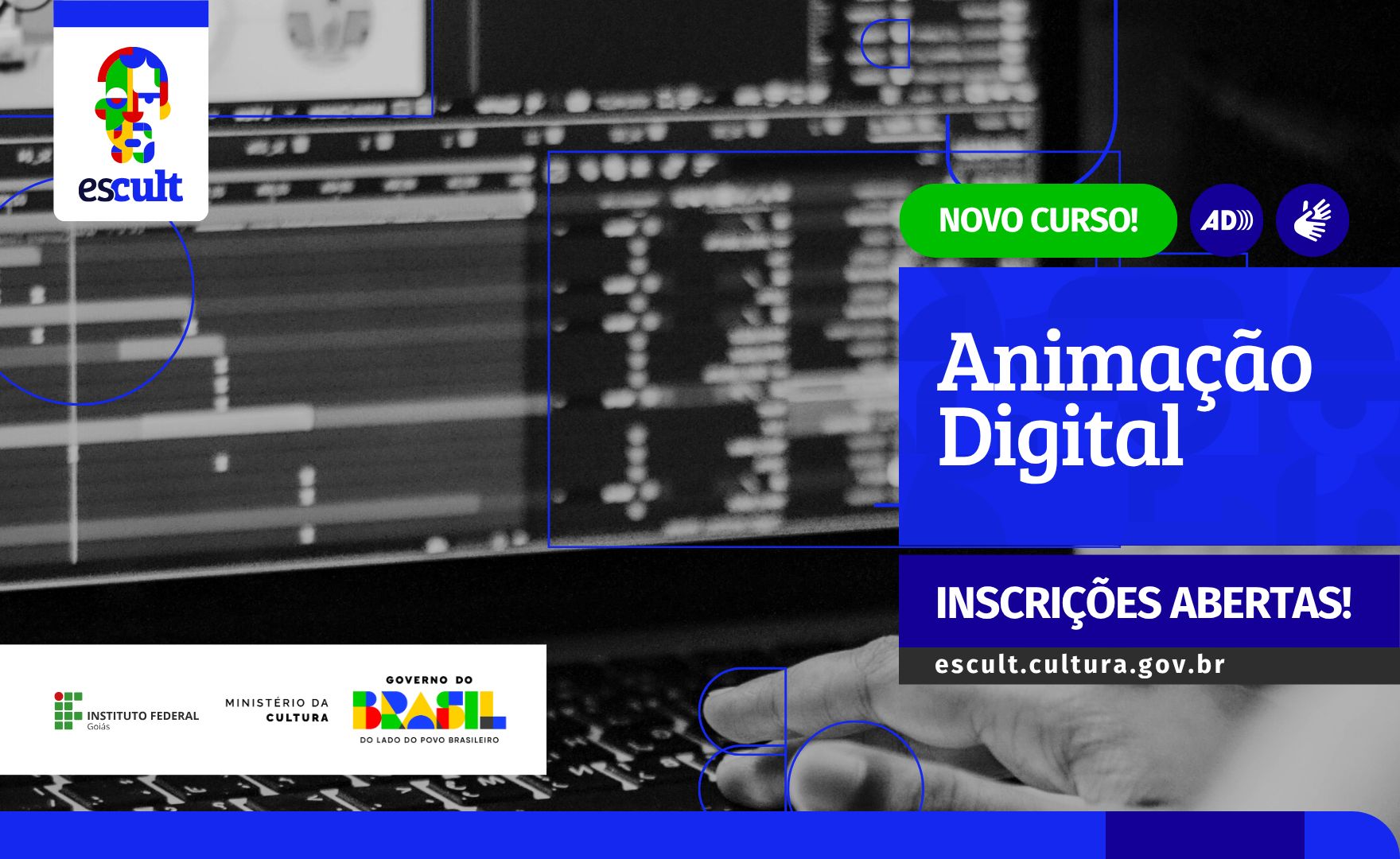 Estão abertas as inscrições para mais uma formação gratuita e on-line na plataforma Escult.
