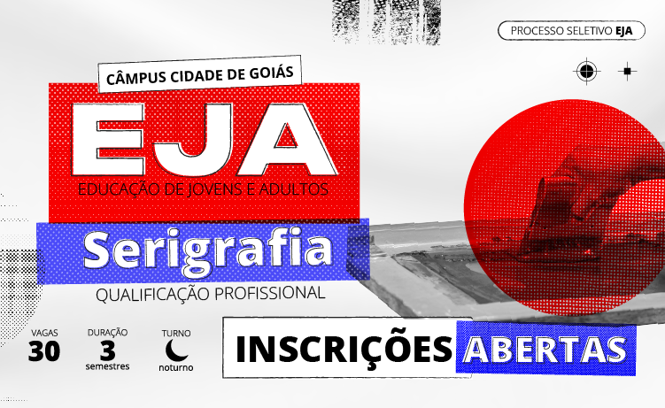 Inscrições abertas para curso EJA de qualificação profissional em Serigrafia