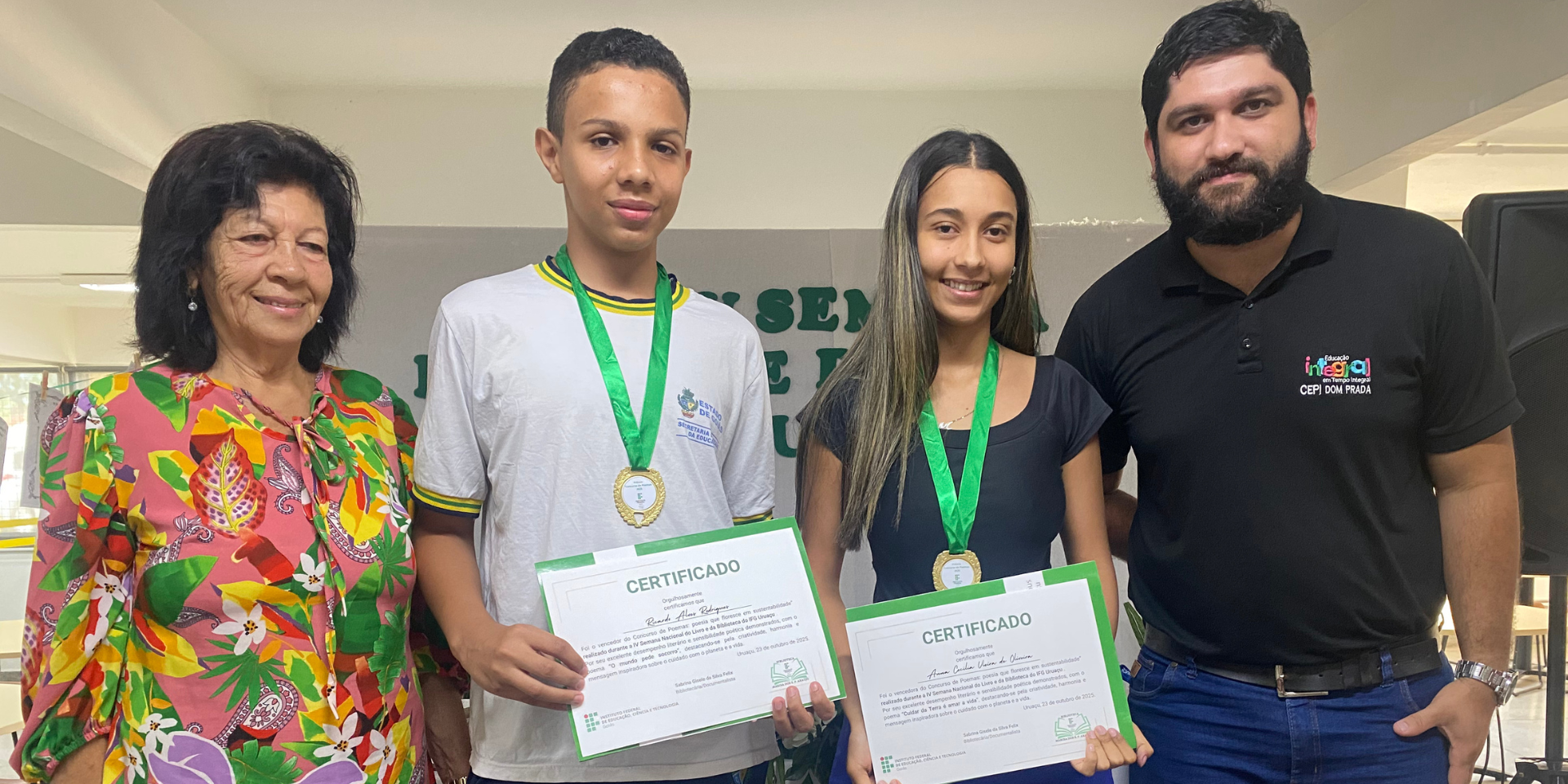 Vencedores do concurso literário