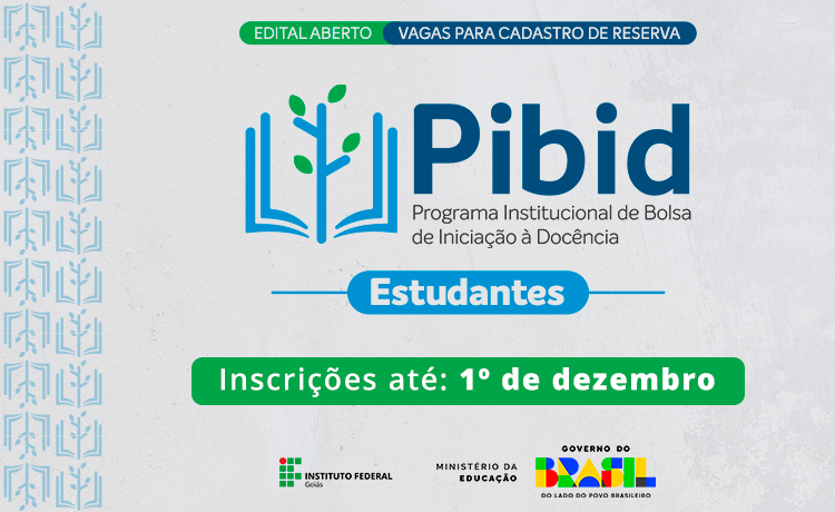 Inscrições abertas para a 5ª chamada complementar para bolsistas do Pibic