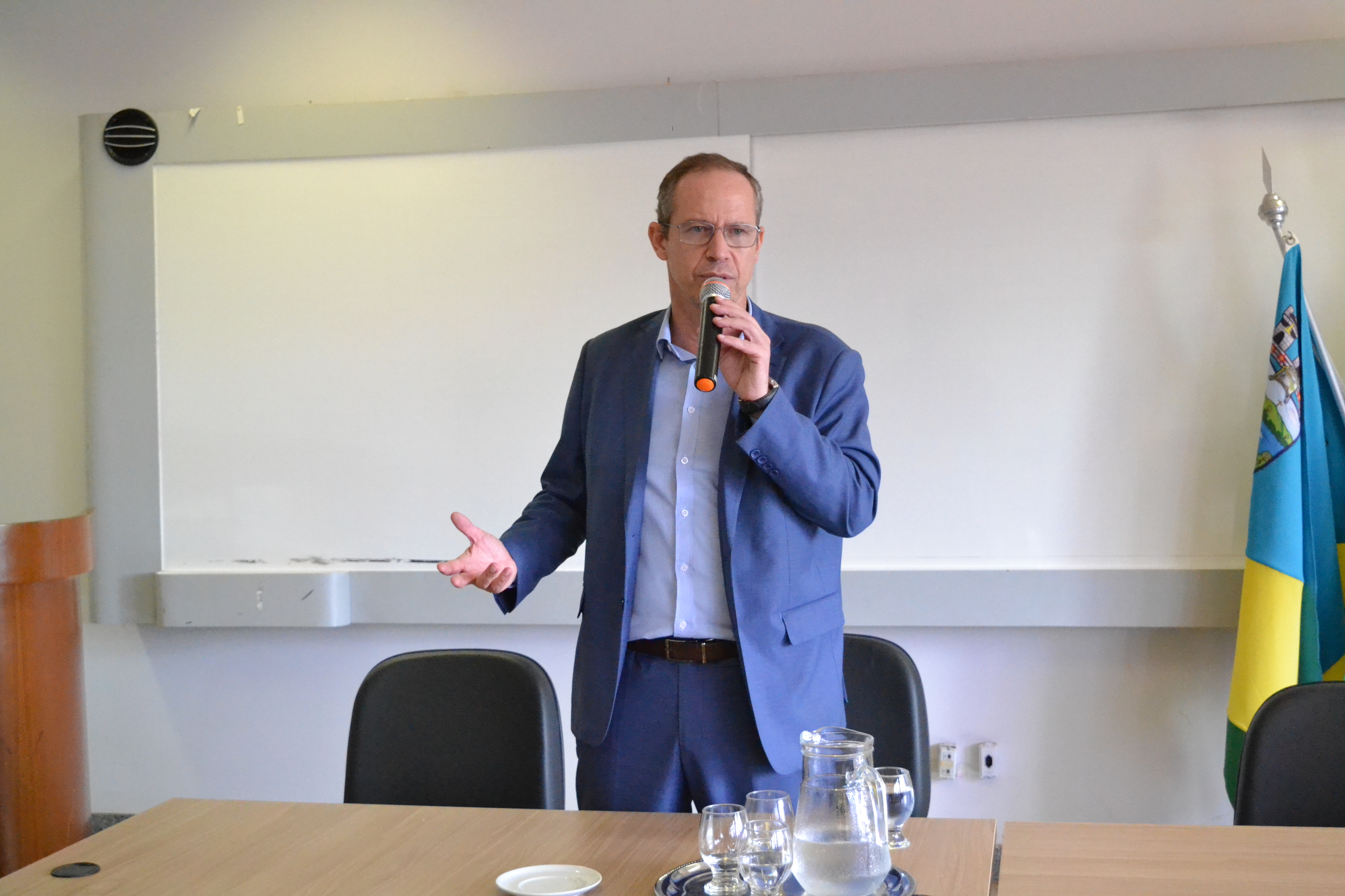 O presidente da ABDI, Ricardo Garcia Capelli, ministrou palestra de abertura da XI Secitec