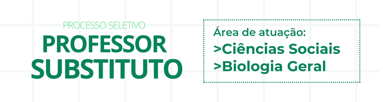 Professor Substituto - Até 5 de janeiro/2026