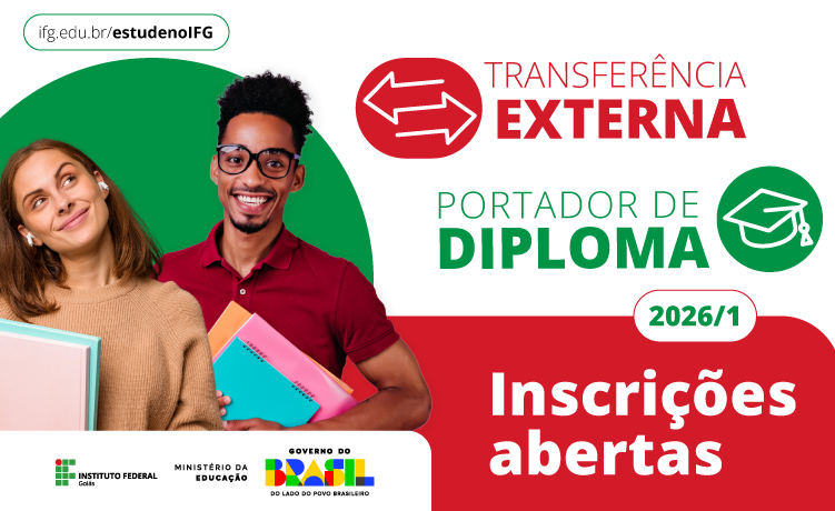 Seleção 2026/1 para portadores de diploma e transferências externas: inscrições abertas