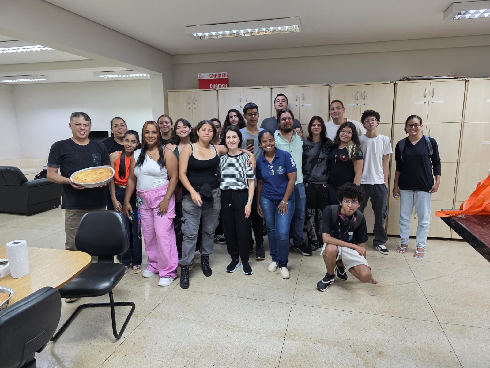 Confraternização da equipe de Jataí