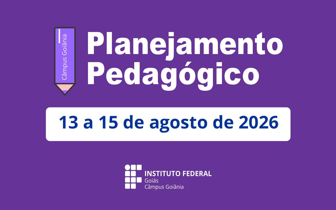Semana de Planejamento Pedagógico 2026/2