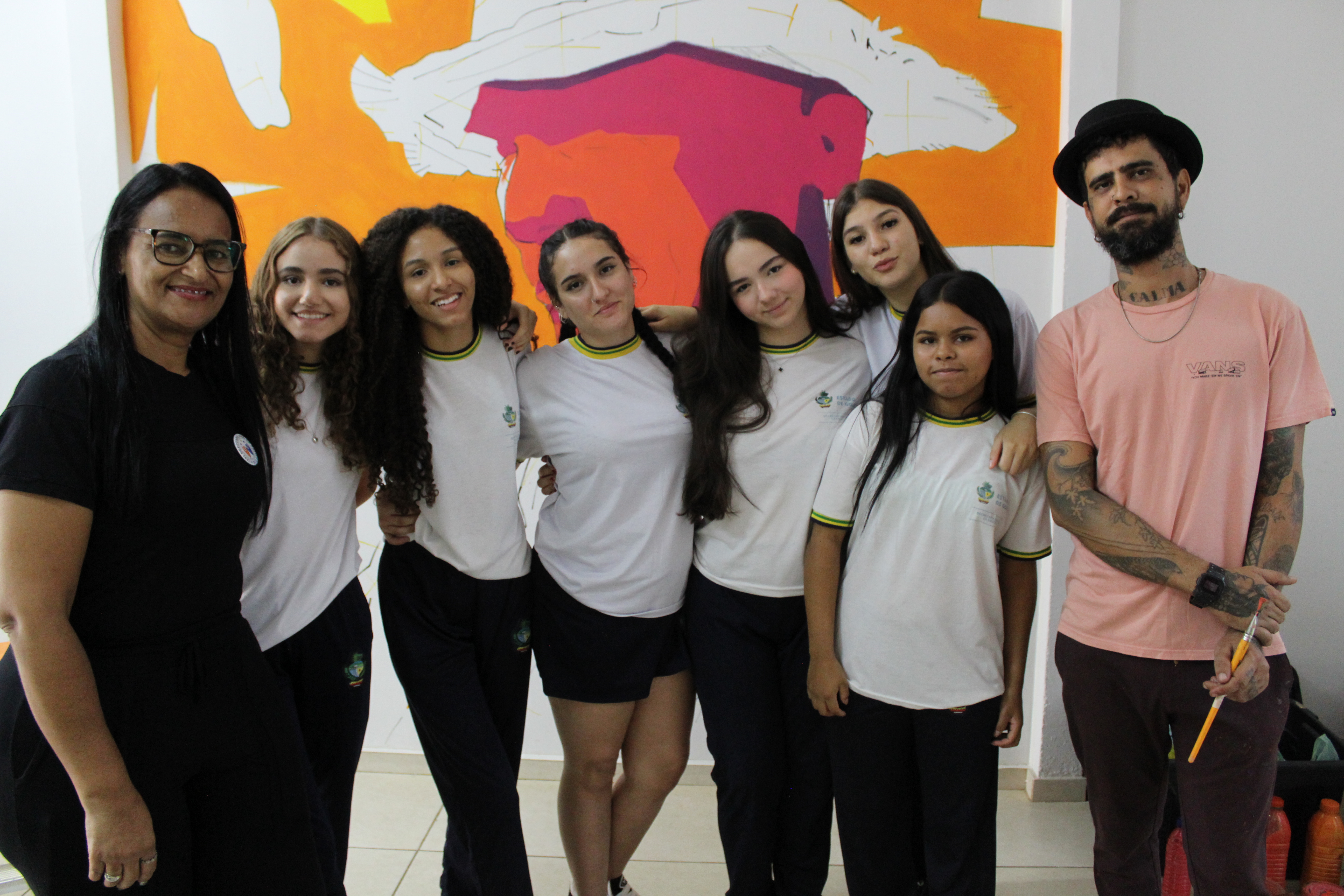 Estudantes participam do Dia de Ler + na Reitoria do IFG