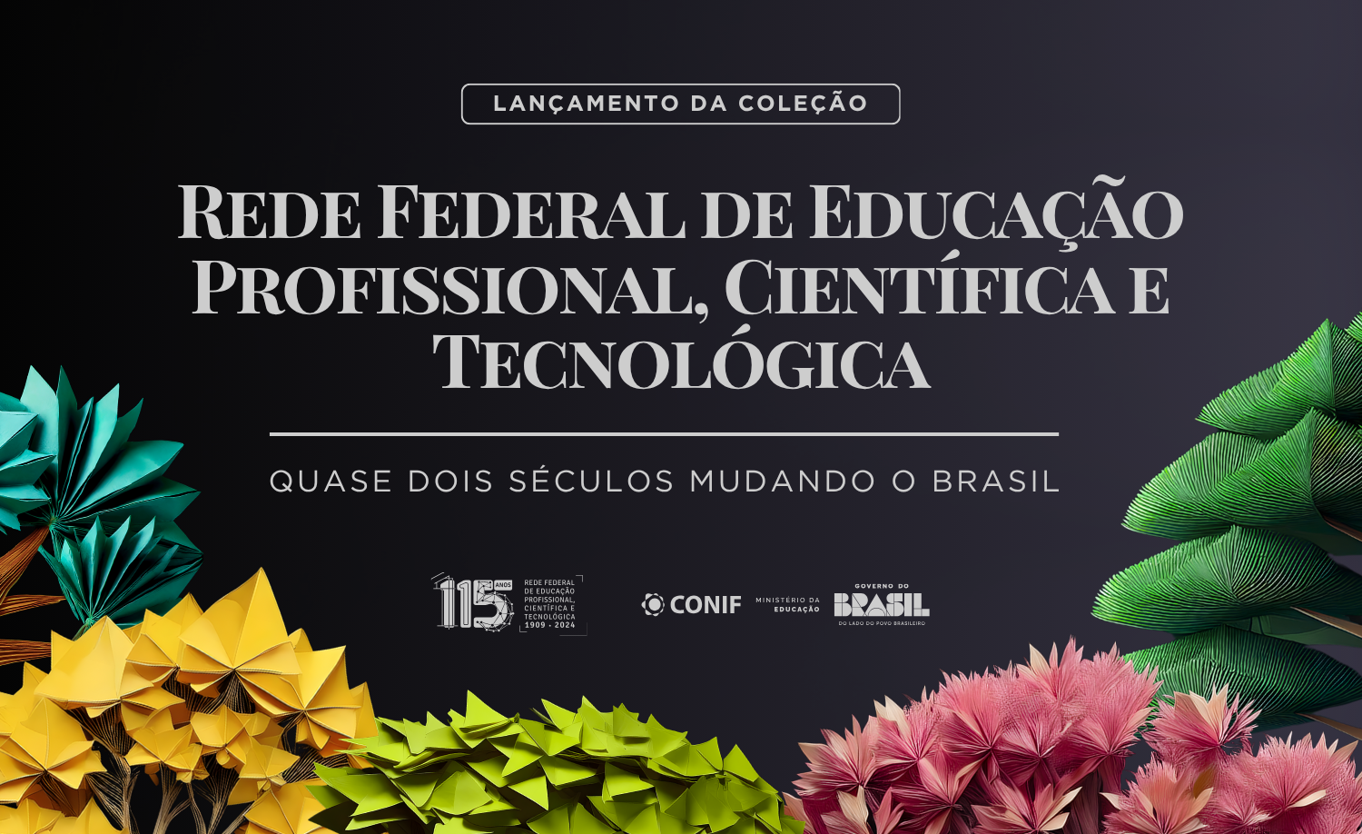 Coletânea “Rede Federal de Educação Profissional e Tecnológica: quase dois séculos mudando o Brasil” será lançada no dia 9 de outubro, às 16h30, em Brasília (DF), durante a 5ª Semana Nacional da Educação Profissional e Tecnológica