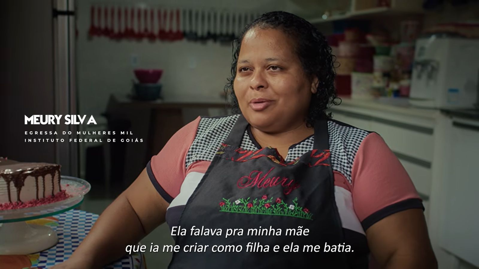 A egressa do IFG, Maria José da Silva ou Meury, como gosta de ser chamada, teve a história de vida retratada no documentário