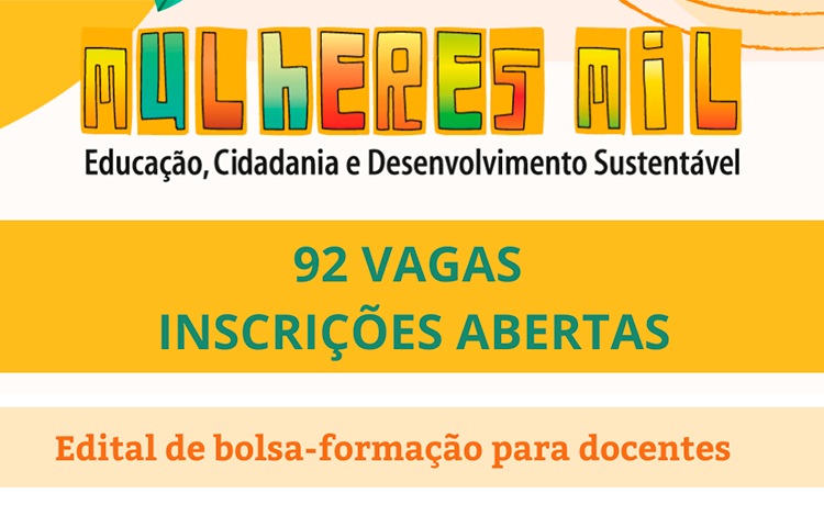 Programa Mulheres Mil seleciona professores para cursos em nove câmpus