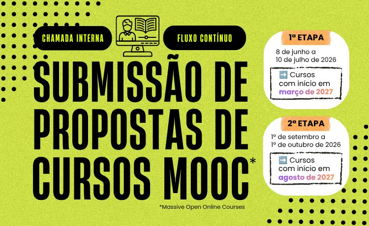 Submissão de propostas para cursos Mooc