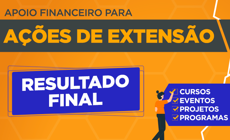 Resultado final do edital 2026 - Ações de extensão 