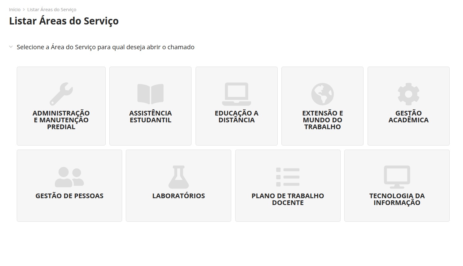 Central de Serviços da Extensão funciona no Suap