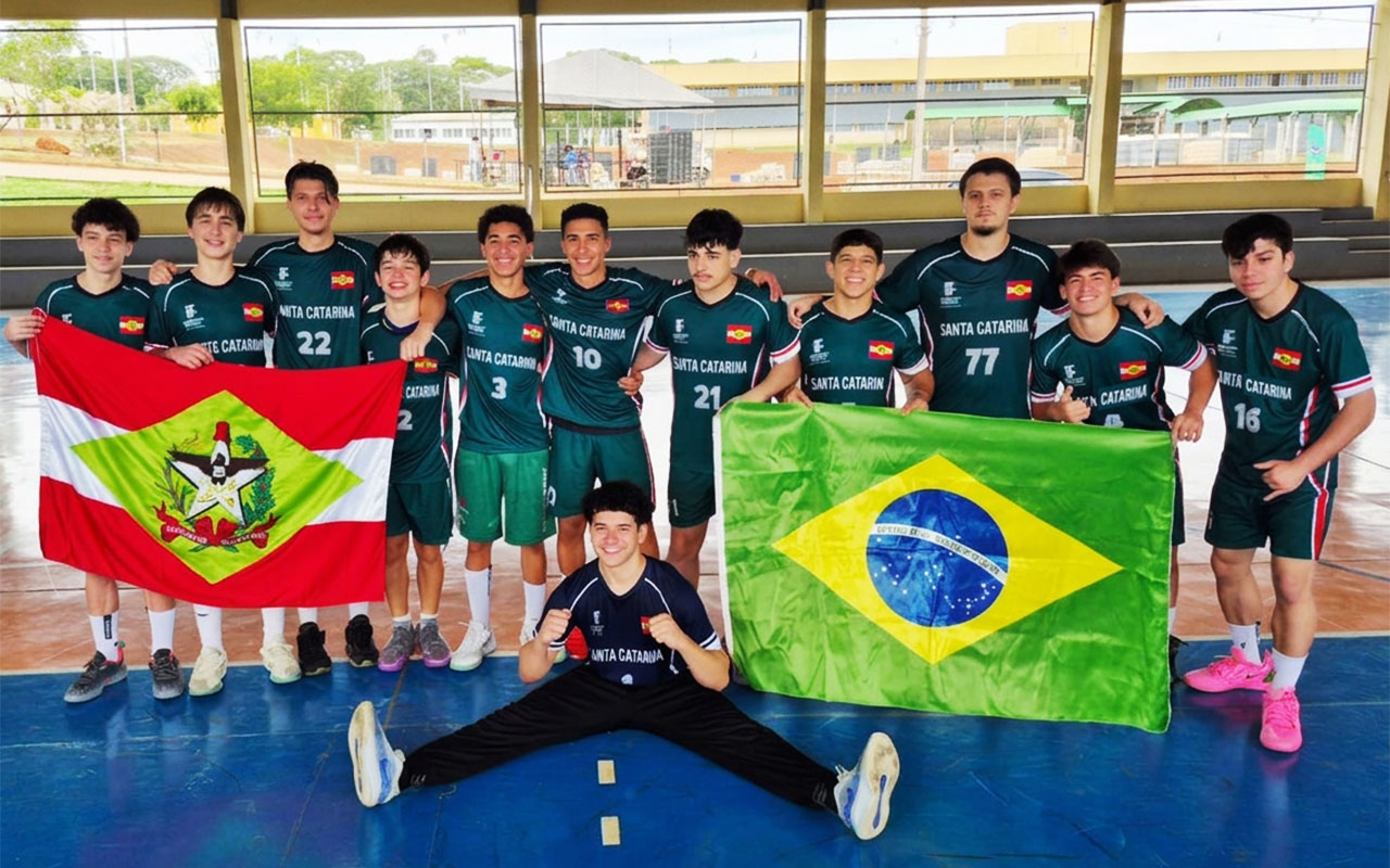 Equipe do IFSC foi a campeã do handebol 