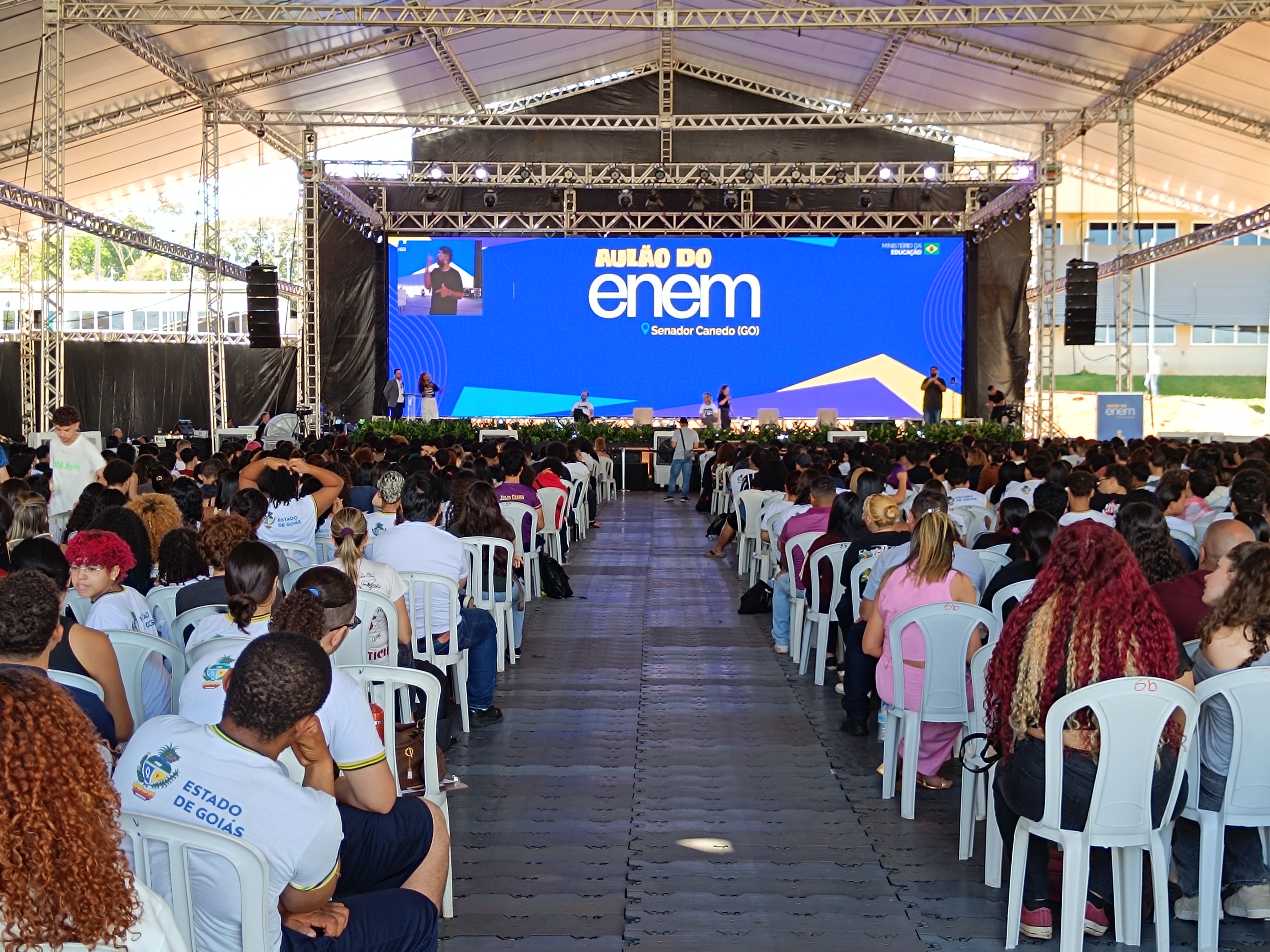 Aulão do Enem, realizado no Câmpus Senador Canedo