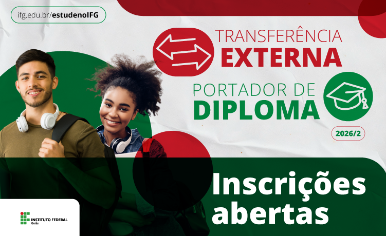 Inscrições abertas para as seleções de portador de diploma e transferência externa